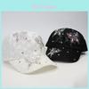 Butterfly Embroidered Baseball Cap With Breathable Mesh For Outdoor Sun Protection