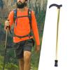 Canne de marche avec poignée ergonomique, 2 sections de longueur réglable, béquille antidérapante Stable, canne de randonnée pour femmes et hommes