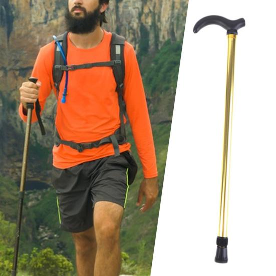Canne de marche avec poignée ergonomique, 2 sections de longueur réglable, béquille antidérapante Stable, canne de randonnée pour femmes et hommes