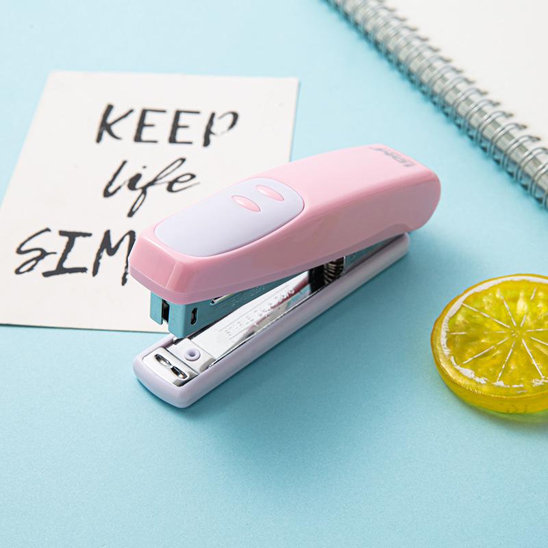 Creative Macaron Color Stapler: Portable, Medium-Sized, and Labor-Saving for Office Use