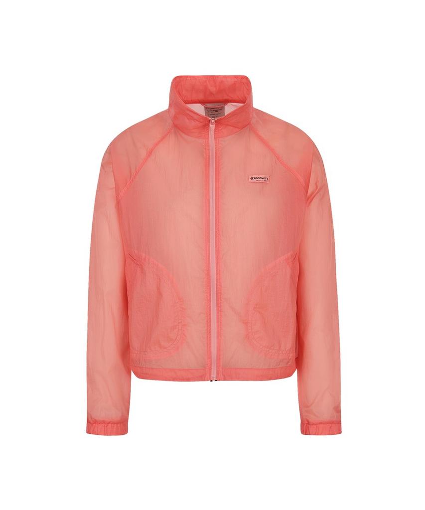 Discovery Expedition Women'S Freshvent Ultra-Light High-Neck Windbreaker (L/Coral)