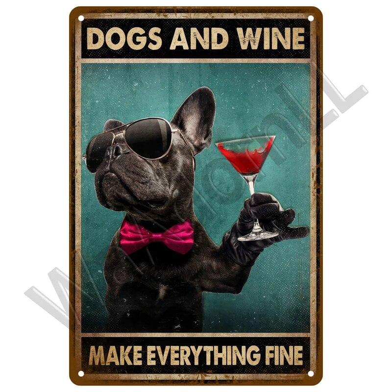 Retro Black Cat Metal Sign Poster Funny Cat Tin Sign Animal Vintage Plaque Home Decor Wall Art Pet Shop Garden Dog Bar Plaque