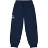 Kids' Knitted Sweatpants Fleece Lined Elastic Cuff Letter 4LF4S123-NV