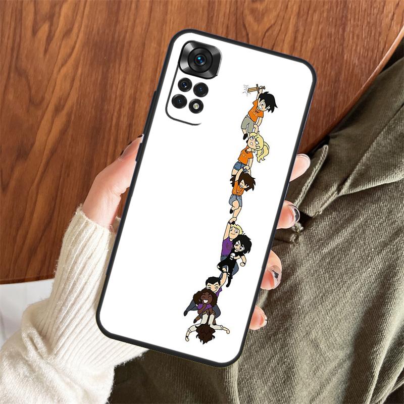 P-Percy Jackson Cartoon Case For Xiaomi Redmi 14C 13C 10C 12C Redmi Note 14 Pro 13 12 11 9 10 9S 10S 11S 12S Cover