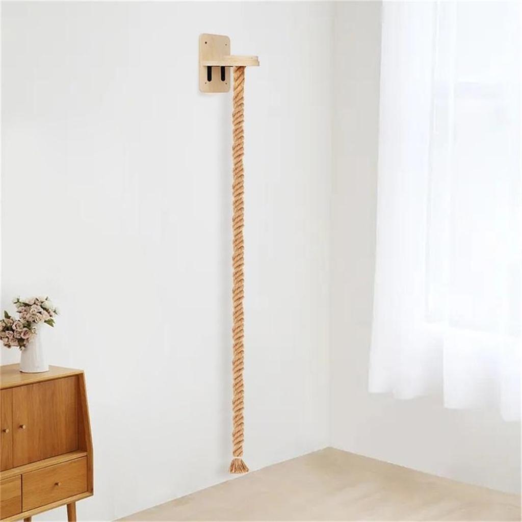 1Piece Cat Tree Cat Climbing Rope For Cat Scratching Claw Grinding Tool 150CM- Thick Sisal Rope For Cat Playing And Excising