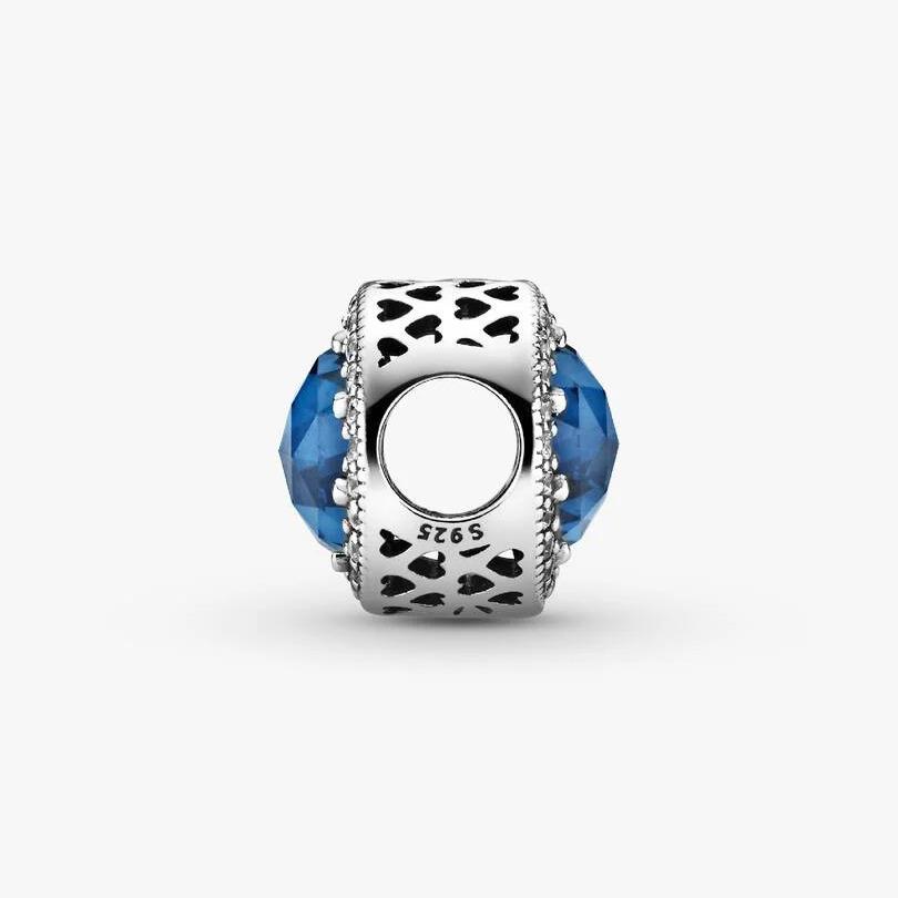 Pandora Sparkling Dark Blue Charm 791725NMB Sterling Silver
