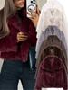 Women's Faux Fur Lapel Coat - Spring European & American Fashion, Loose Fit Hot Style