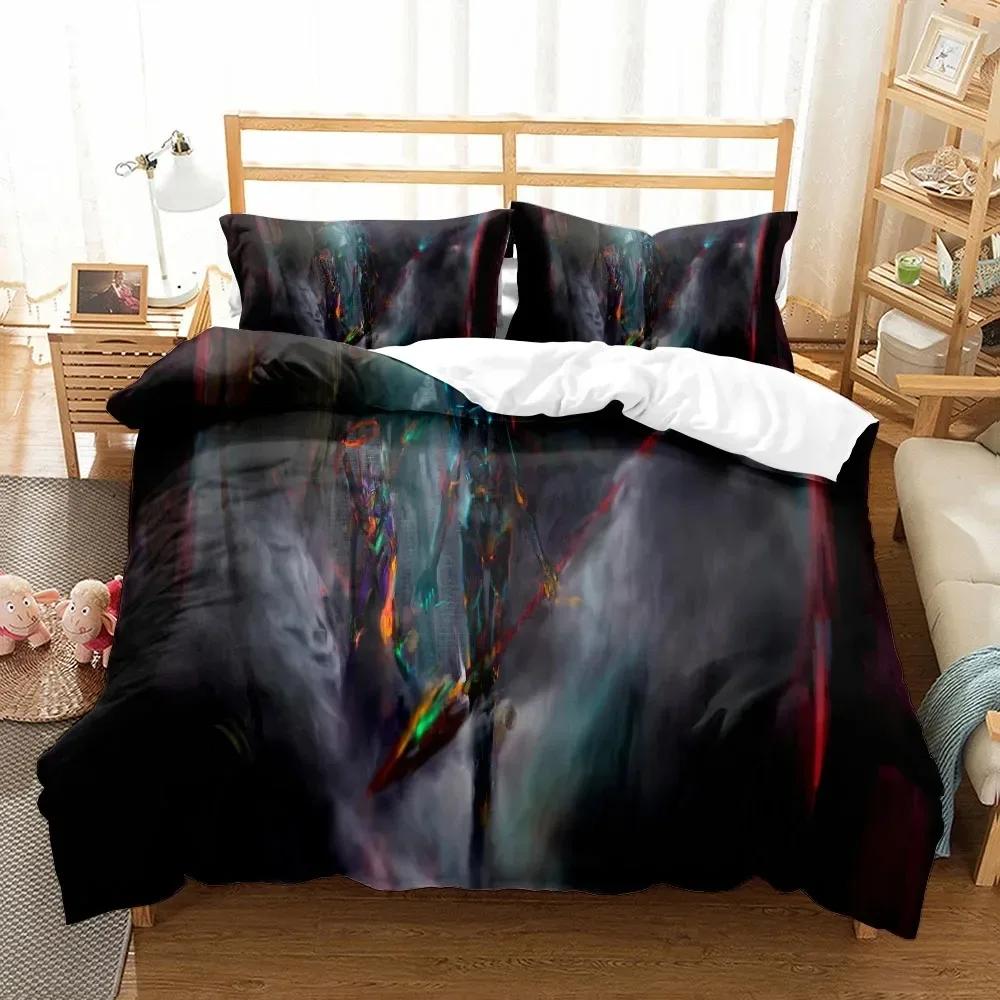 Miku Sakura Comics Girl Duvet Cover Set Eu Single Double King Us Twin Full Queen King Green Lantern Bed Linen Set Customizable