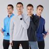 New Sports Long Sleeved Yoga Quick Drying Daily Stretch Slimming And Slimming Running Training Top Warm Fitness Suit