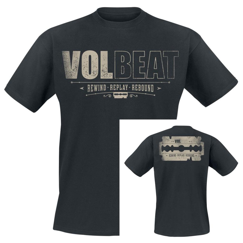 Summer Volbeat Graphic Cotton Band Shirt Unisex Summer Short Sleeve Fashion Brand Tee Luxury Casual Vintage