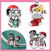 Copper Christmas Snowman Old Man Charm Pendant Bead Charms Compatible With Authentic Bracelets for Women Valentine Day Jewellery Gifts