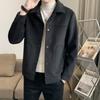 Woolen Jacket Men's Spring, Autumn and Winter New Korean Style Trendy Winter Short Woolen Jacket Men