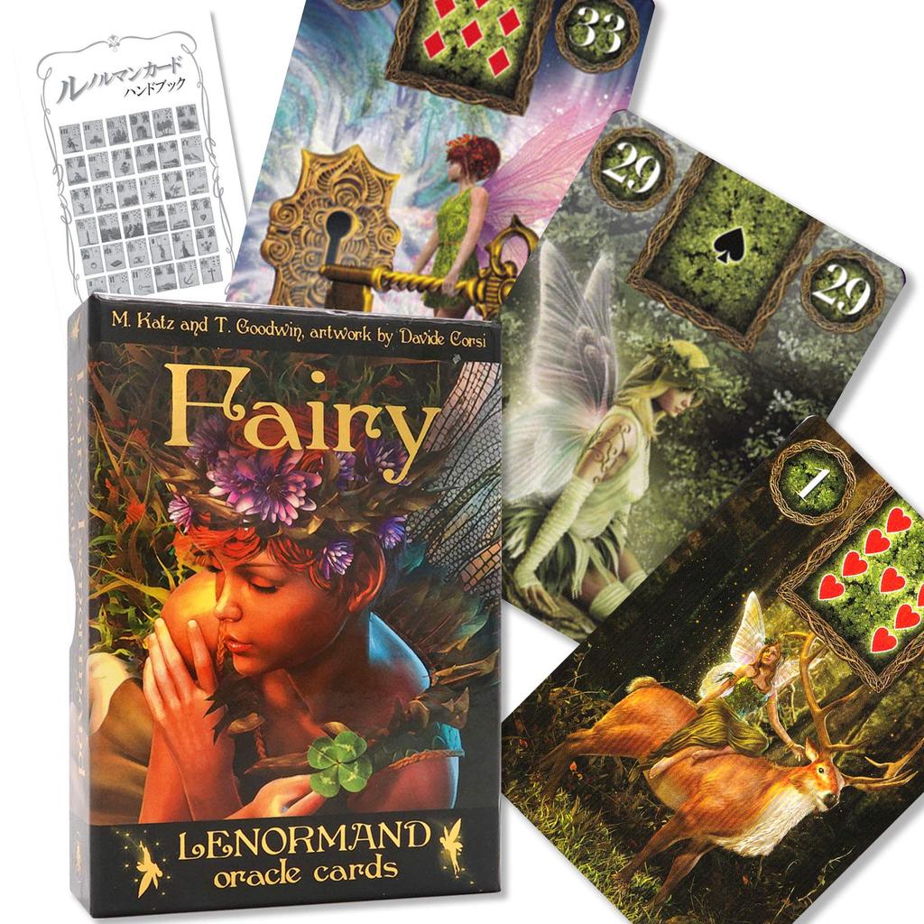 Tarot Oráculo Lenormand Fada Manual de Instruções Japonês Tarot Autêntico 78 Cartas Instruções, Incluídas, Cartas,
