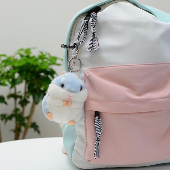 Hamster Plüsch Schlüsselanhänger Weiches Niedliches Kuscheltier Anhänger für Taschen Rucksäcke Schlüssel Entzückender Plüsch Schlüsselanhänger Geschenk für Kinder Freunde Weihnachten Geburtstag