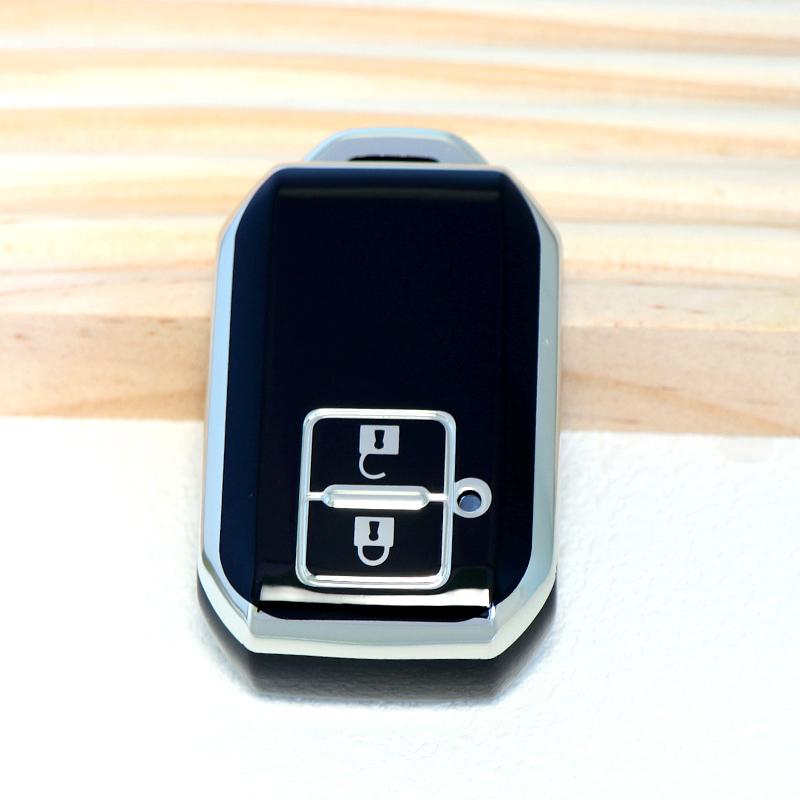 Husă Shell pentru Cheie Telecomandă Auto TPU la Modă Pentru Suzuki Ertiga Swift Wagon R 2 Butoane Suport Protejat Accesorii Fob Fără Cheie