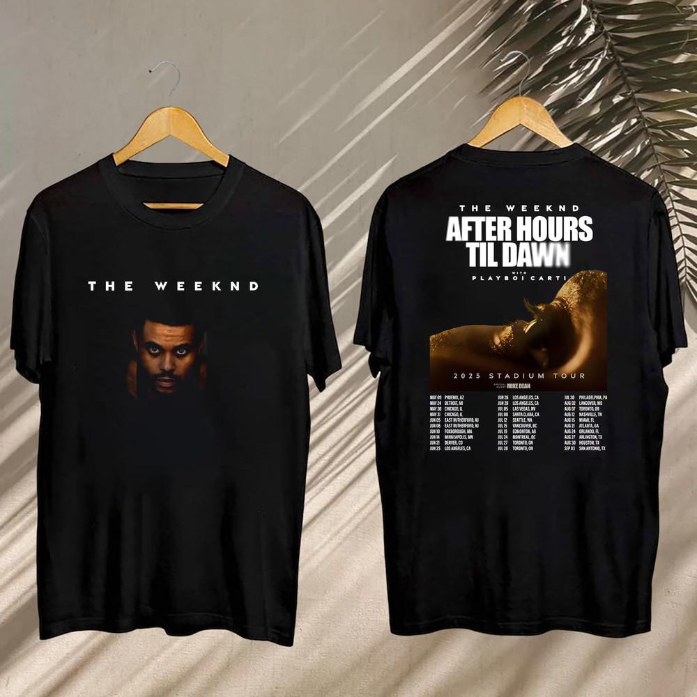 2025 The Weeknd After Hours Til Dawn Tour Shirt, The Weeknd Concert 2025