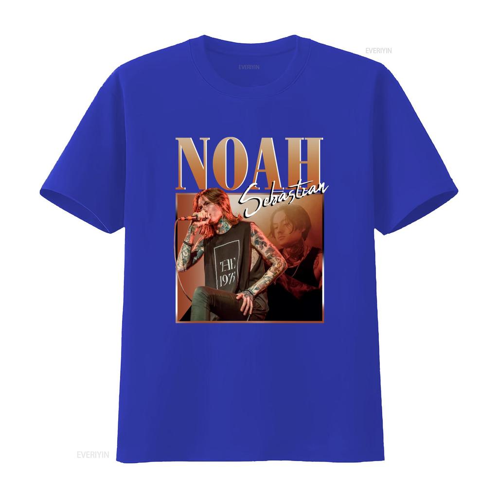 Noah Sebastian Vintage 90s T Shirt Merch Bad Omens Retro Homage Bootleg vintage Washed Casual homme designer clothes Stylish