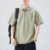Men's Summer New Loose Short-sleeved POLO Shirt Men's Lapel Thin Short T-top