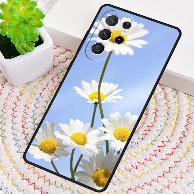 Daisy Flower Soft Phone Case for Samsung Galaxy Note 10 Pro S26 Ultra S23 S24 FE S25 S21 S22 PLUS Shockproof Cove
