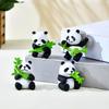New Panda Set Combo of 4 for Table Home Decor, Valentine Panda Miniature Unique Gifts