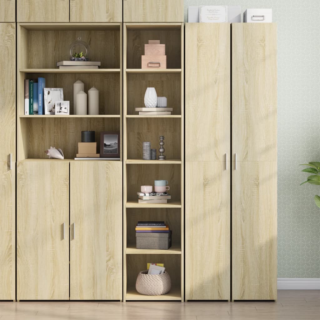 Highboard Sonoma Oak 40 X 41 X 185 Cm Particleboard