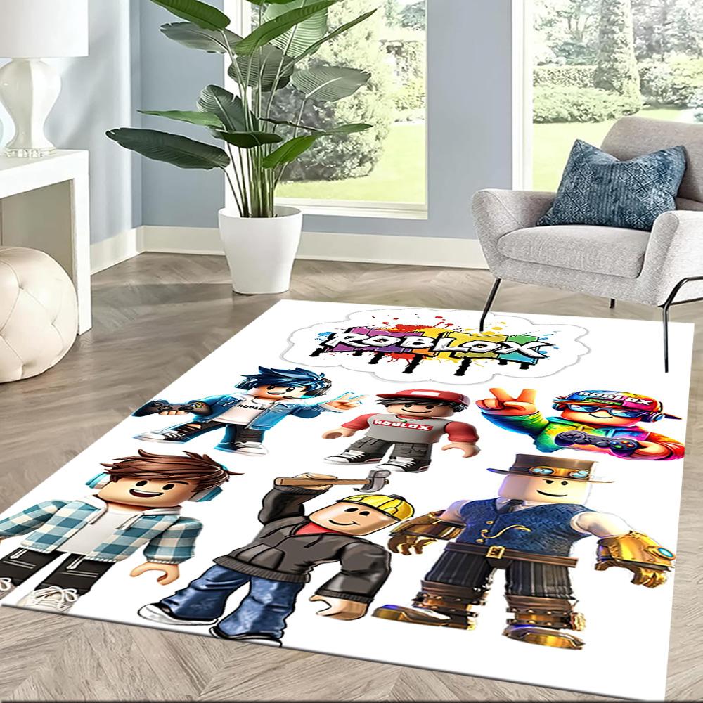 Roblox2 Square Rugs Are a Great Choice for Living Rooms, Bedrooms, Home Décor, and As Gifts