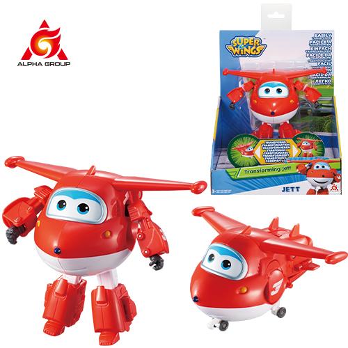 Super Wings 5 ιντσών Μεταμορφώσιμο Jett Dizzy Donnie Αεροπλάνο-Ρομπότ Φιγούρες Δράσης Μεταμόρφωση Παιχνίδια για Παιδιά