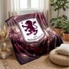 Aston Villa Football Print Flannel Blanket, Soft Warm Lightweight Throw Blanket for Sofa Bed Camping