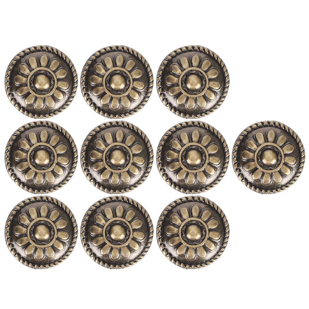 10 Set Office Handle Door Pulls Furniture Accessories Simple L AntiqueBrassColor Zinc Alloy