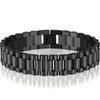 15MM Breed 8/9 Inch Lang Horlogeketting Stijl Polsband Mannen Armband Voor Mannen Goudkleur Roestvrij Staal Jongens Sieraden Accessoires