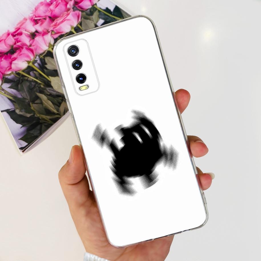 For Vivo Y11s Y12s Case V2028 V2026 V2033 Popular Flower Clear Silicon Back Cover For Vivo Y20 Y20i Y20s V2029 V2027 V2032 Funda