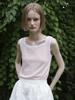 LEIE Hena Skashi Square Neck Sleeveless Knit (Pink)