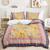 3D Leaf Pattern Bedding Set Plant Themed Duvet Cover Pillowcase Ultra-fine Fiber Material Single Bed/double Bed Large Bed/super Large Bed Size
