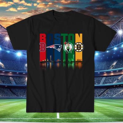 Boston Sports Mijn Stad Mijn Team 2025 T-shirt