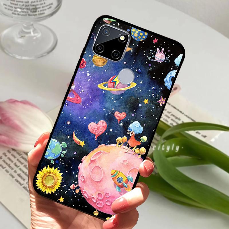 Für Realme C25s C25 Hülle Silikon Weich TPU Coole Handyhülle für Realme C21 C21Y C25 C25s Hüllen RealmeC25 C 25S C 21 Funda Capa