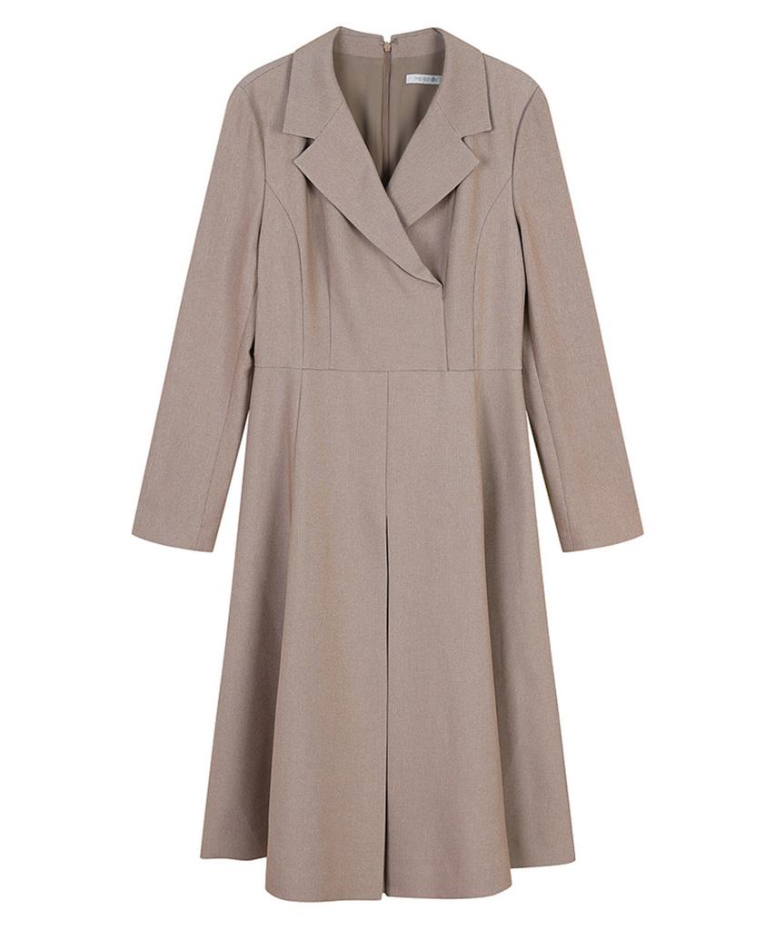 MESENSE Belted Check Dress_Mb49Opm111A
