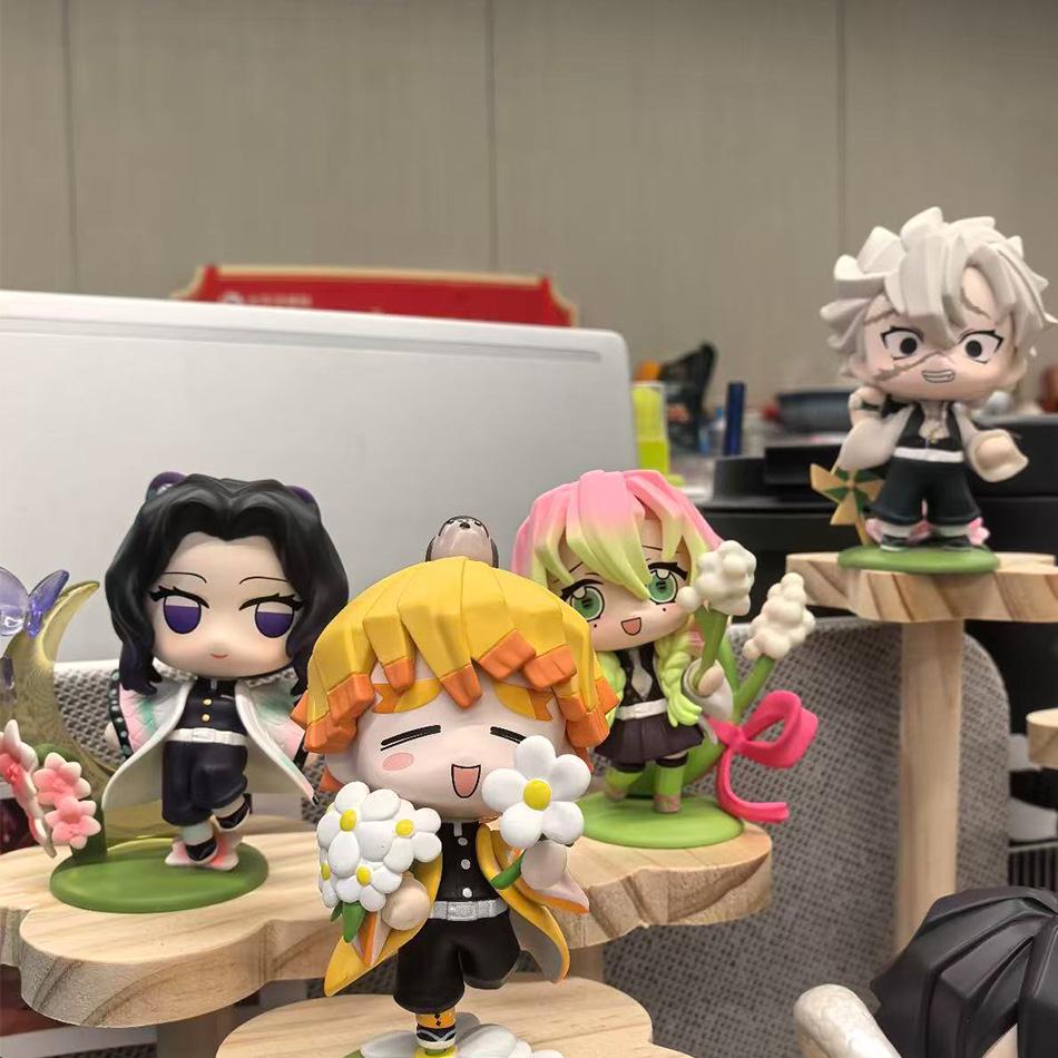 Demon Slayer Tanjiro Kamado Nezuko Anime Cartoon Figur Blind Box Kreatives Statue Modell Ornament Überraschungsgeschenkbox