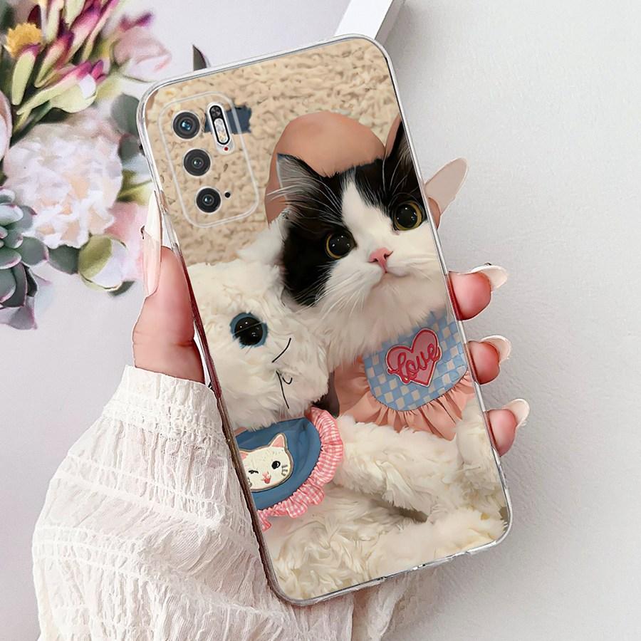 For Xiaomi Poco M3 Pro Case Xiaomi Redmi Note 10 5G Phone Case TPU Soft Silicone Protective Cover for Xiaomi PocoM3 M 3Pro Shell
