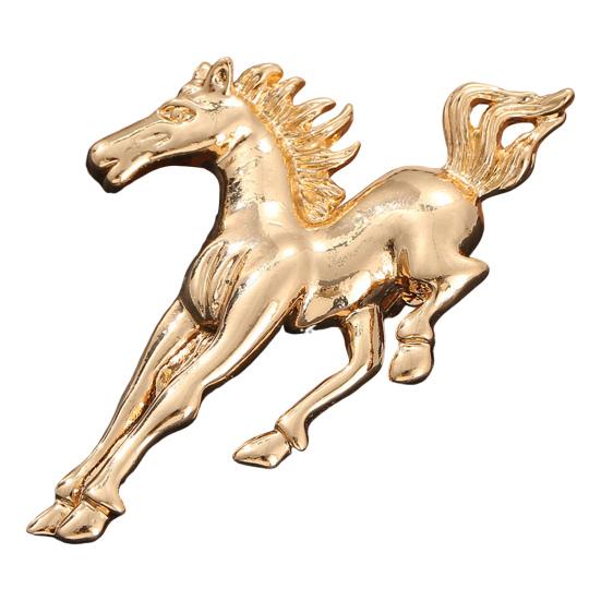 Retro Horse Brooch Galloping Horse Lapel Pin Decorative Horse Brooch Pin Clothes Accessory for Men And Women Hats Bags Scarves