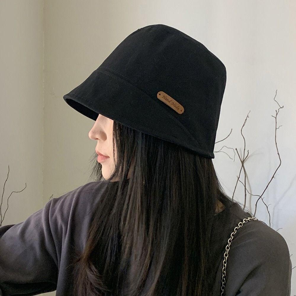 Women Girls Portable Anti-UV Wide Brim Outdoor Fisherman Cap Bucket Hat Beach Cap Sun Hat
