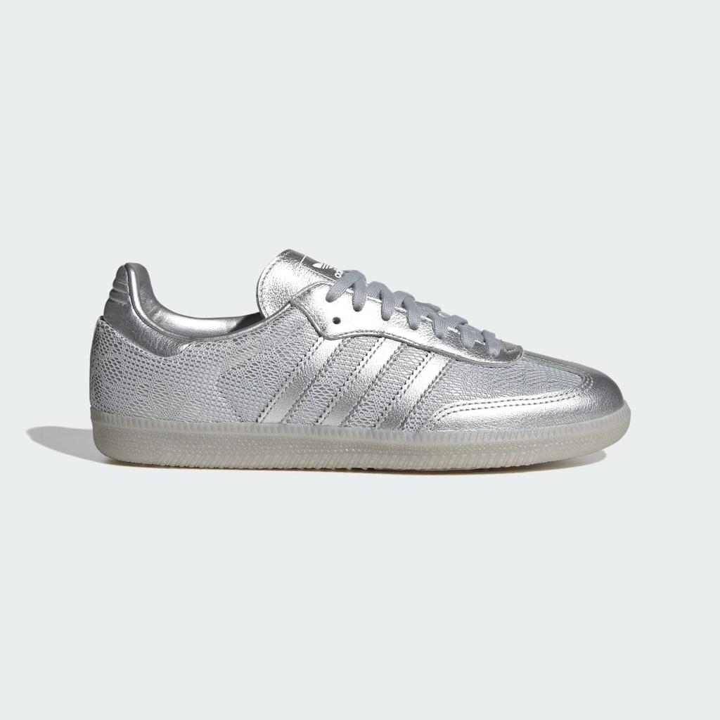 adidas SAMBA OG W for Japan LA2687 Men's Originals Sneakers Silver Metallic / Silver Metallic / Clear Granite