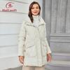 2023 neue Frauen Winter Jacke Kurze Warme Weibliche Outwear Mit Kapuze Seite Taschen Mit Fell Einfarbig frauen Mantel 1155