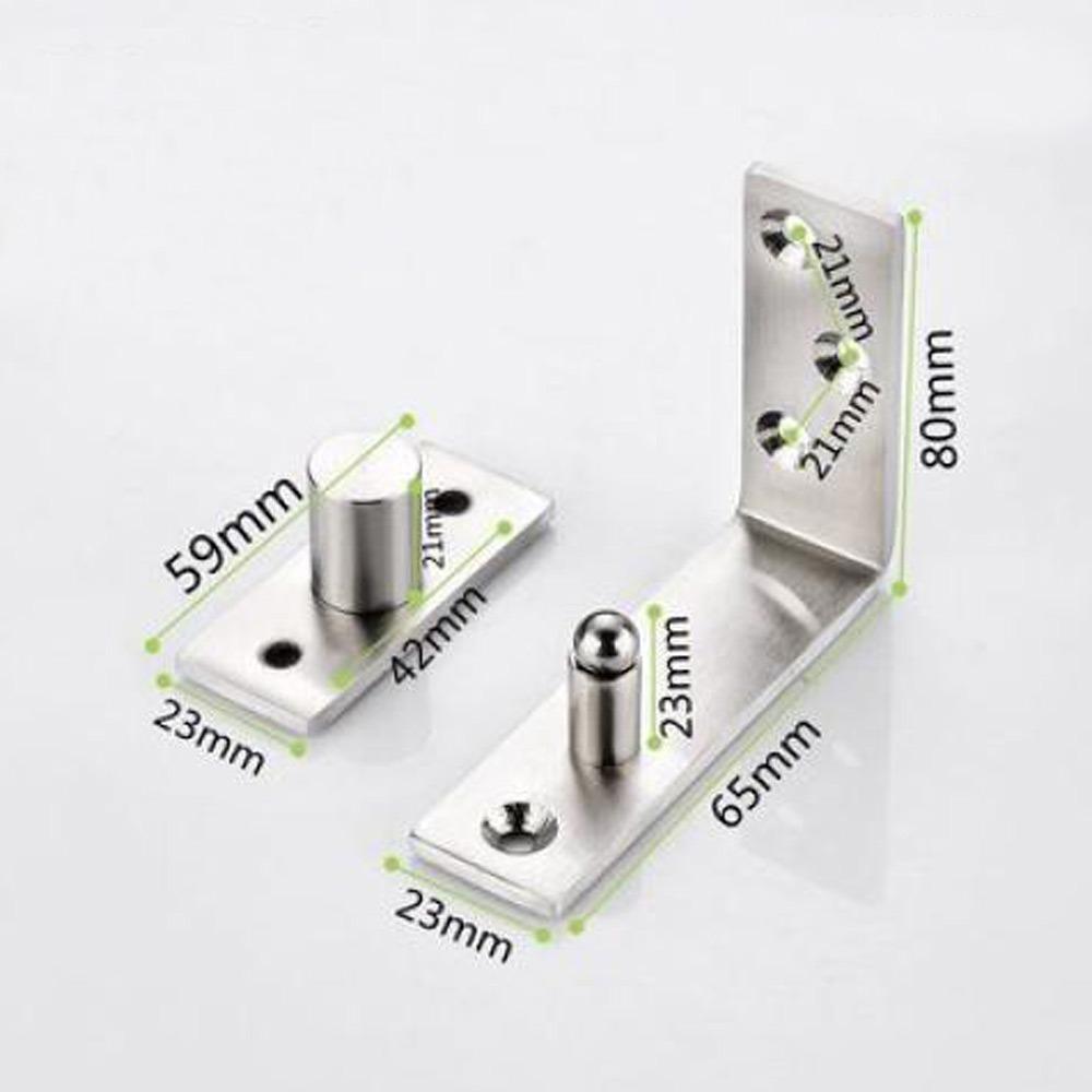 64mm-150mm Deur Pivot Scharnier Roestvrij Staal Positieve As Excentrische As Deur Kast Kast