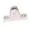 2 Stück Bimini Top Deckscharnier Beschlag 56mm 316 Edelstahl 90 Grad Deckscharnier Halterung für Wohnmobil Yacht Boot