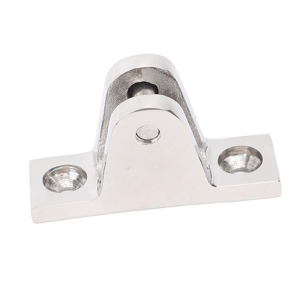 2 Stück Bimini Top Deckscharnier Beschlag 56mm 316 Edelstahl 90 Grad Deckscharnier Halterung für Wohnmobil Yacht Boot
