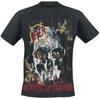 Slayer "Reign In Blood" Thrash Metal Album Cover Tracklist Graphic Unisex Heavyweight Cotton Oversized Streetwear T-Shirt