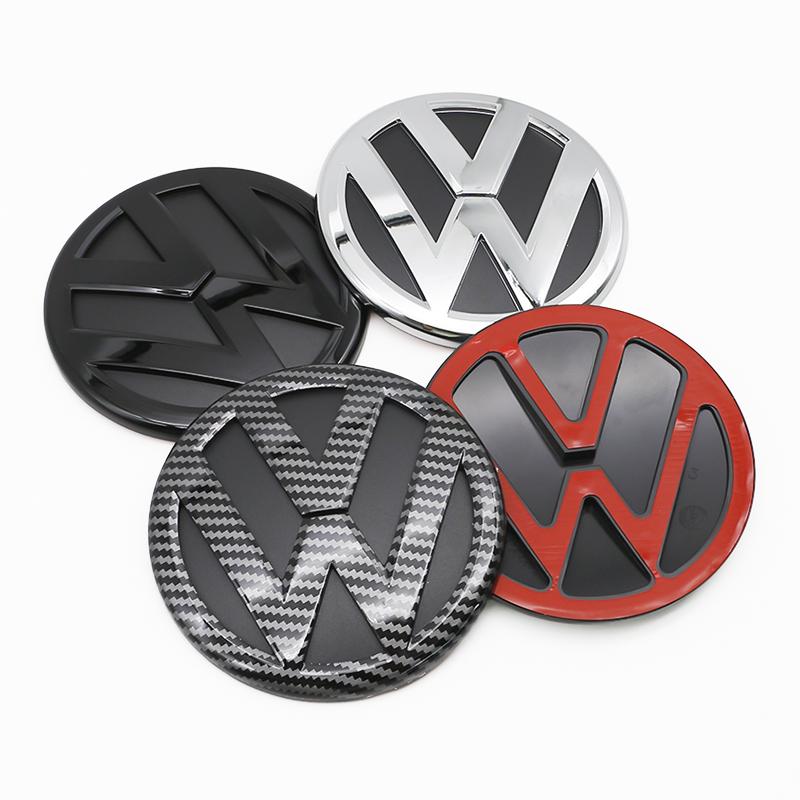 Valve Stems Caps For Volkswagen Touareg 2011-2015 Rear Emblem Trunk Badge Logo Rear Tailgate Decal Sticker Compatible With VW To Zg3