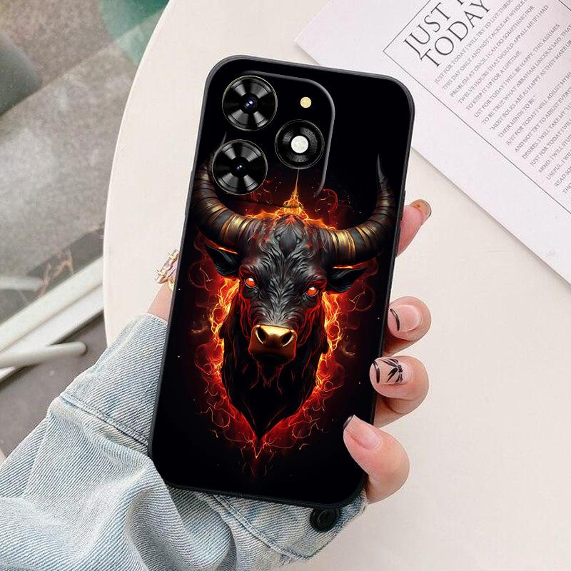For Tecno Spark Go 2024 Phone Case astronaut Silicone Camera Protection Back Cover For Tecno Pop 8 Funda Coque Spark Go2024 BG6