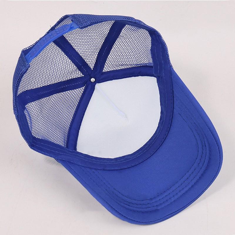 Custom Logo Printed Baseball Caps For Men Women Summer Half Mesh Sponge Breathable Advertising Hat Boys Girls Sunshade Wholeasle