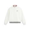 Women's Sportswear Series Stand Collar Sweatshirt Off-White AWDV984-1